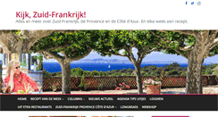Desktop Screenshot of kijkzuidfrankrijk.com
